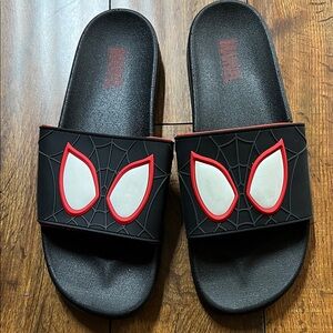 Marvel Spider-Man Black and Red Kids Sandals